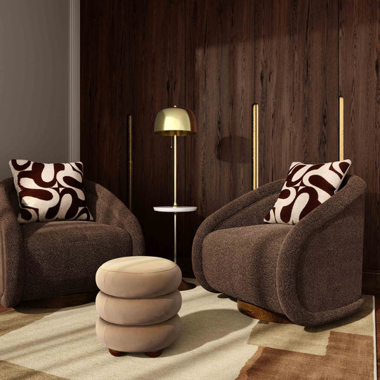 Rory Performance Boucle Swivel Accent Chair — detail view 2 | Stacy Nicole Home