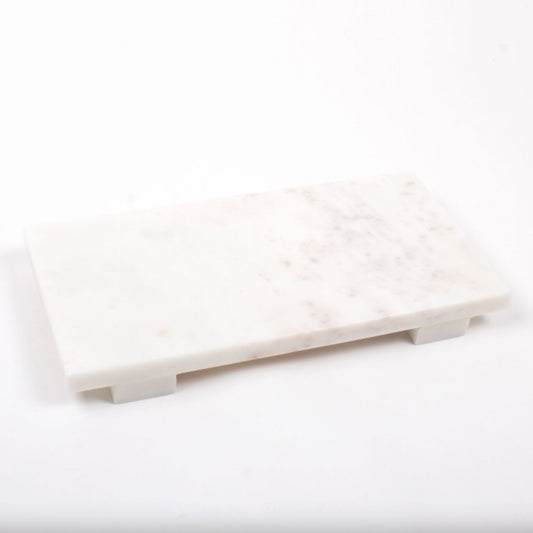 Large White Marble Cheese Board - Stacy Nicole Home
