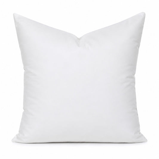 16 by 16 inch premium 50/50 down and feather pillow insert on a white background