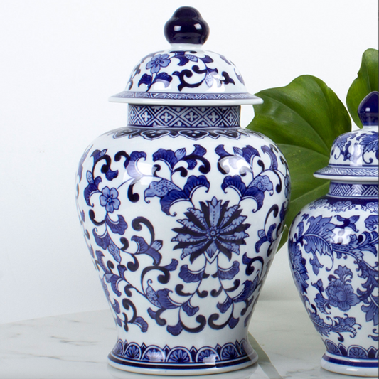 Extra Large Blue Ginger Jar