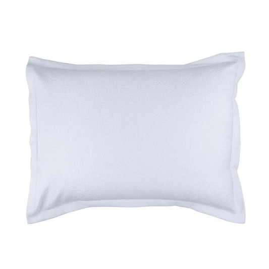 Gigi Luxe Euro Matelassé Pillow White Cotton