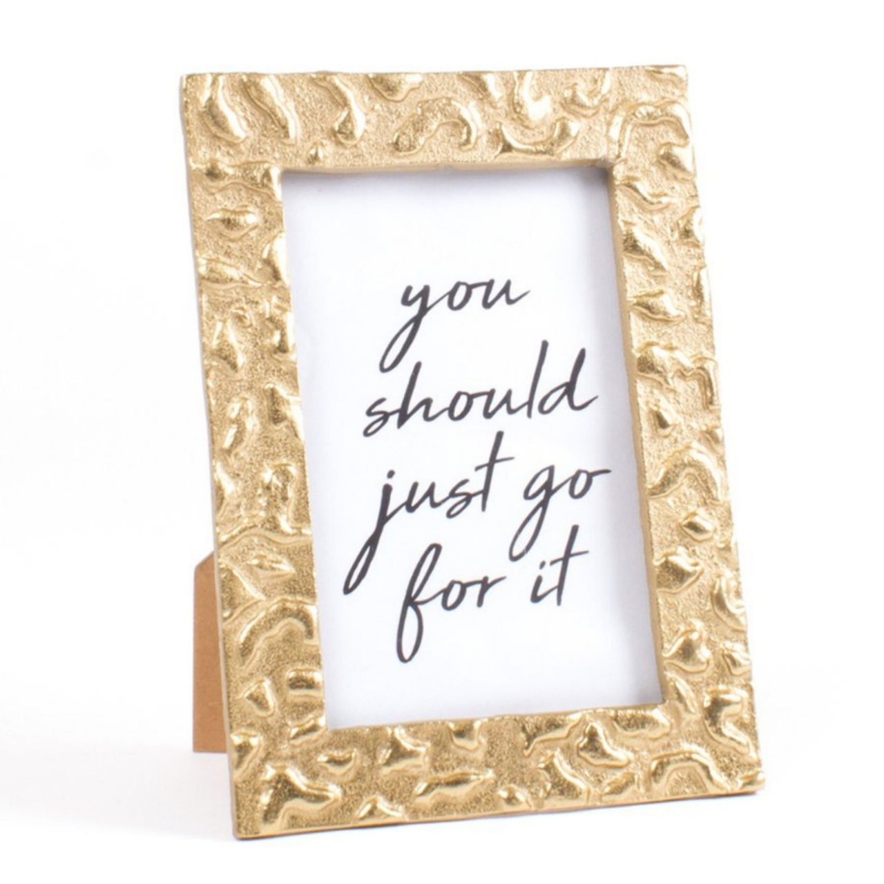 Gold Leopard - 4" x 6" Picture Frame