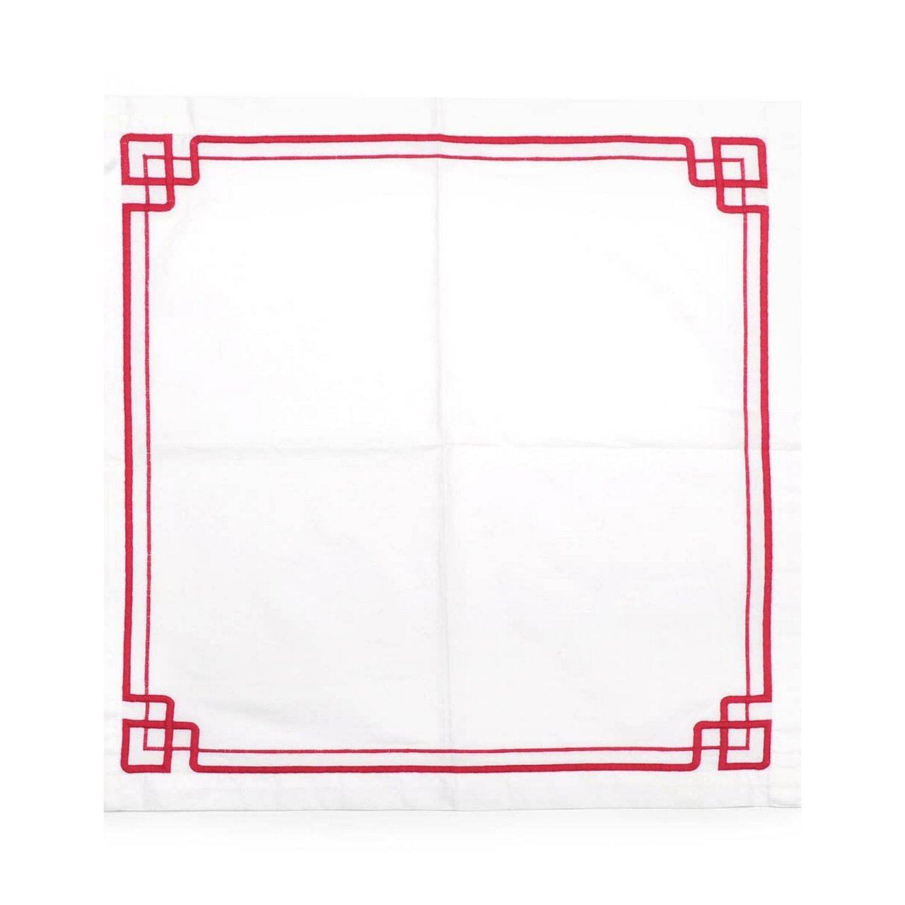 Interlocking Key Napkin - Red (4-pack)