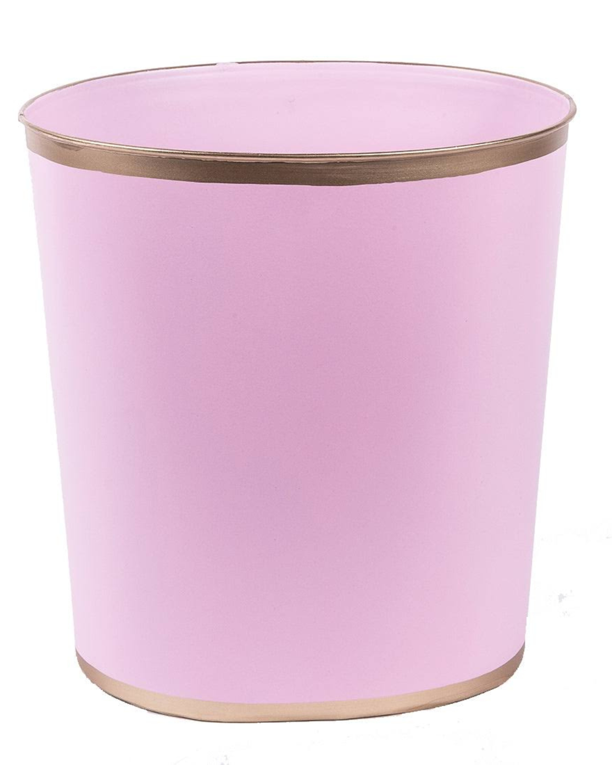 Mattie Oval Wastebasket - Pink - Stacy Nicole Home