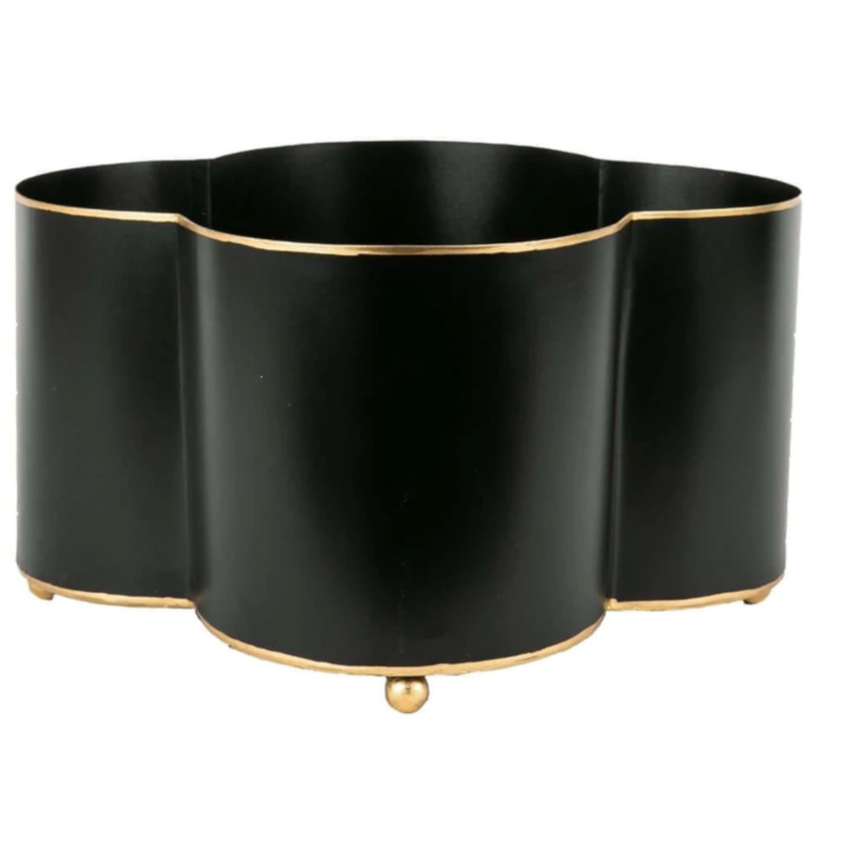Mattie Quatrefoil Cachepot Planter — product view 8