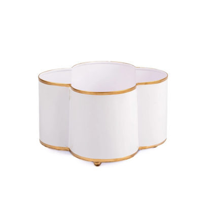 Mattie Quatrefoil Cachepot Planter — product view 7