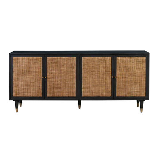 Sierra 72" Cane Sideboard — product view | Stacy Nicole Home