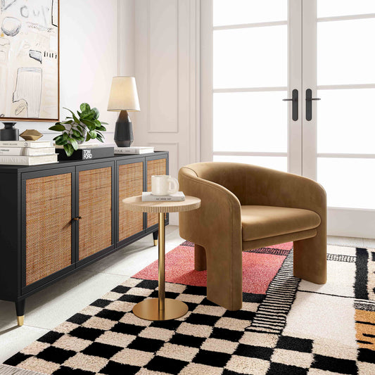 Sierra 72" Cane Sideboard — detail view 2 | Stacy Nicole Home