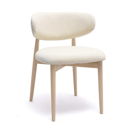 Zinea Performance Textured Velvet Dining Chair — product view | Stacy Nicole Home