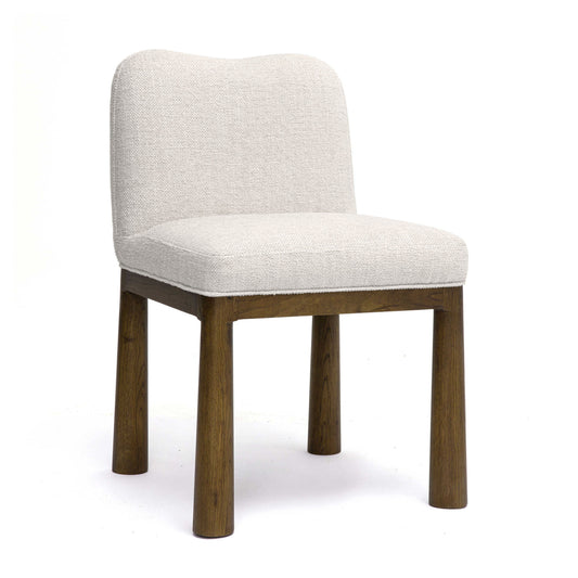 Tiara Performance Basketweave Fabric Dining Chair — product view | Stacy Nicole Home