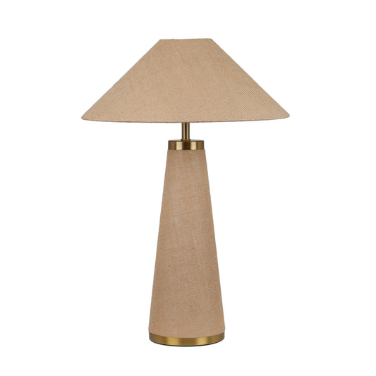 Graham Natural Jute Table Lamp — product view | Stacy Nicole Home