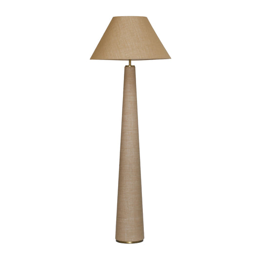 Graham Natural Jute Floor Lamp — product view | Stacy Nicole Home