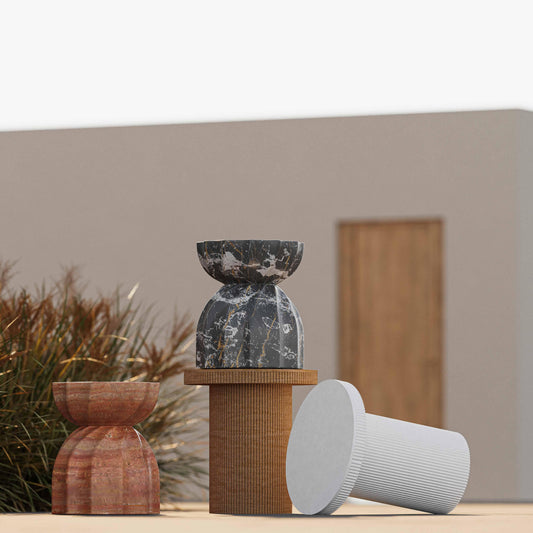 Darcy Concrete Indoor/Outdoor Side Table — detail view 2 | Stacy Nicole Home