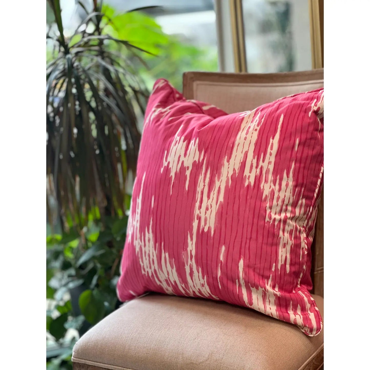 Abstract Print Pink Pillows - Stacy Nicole Home