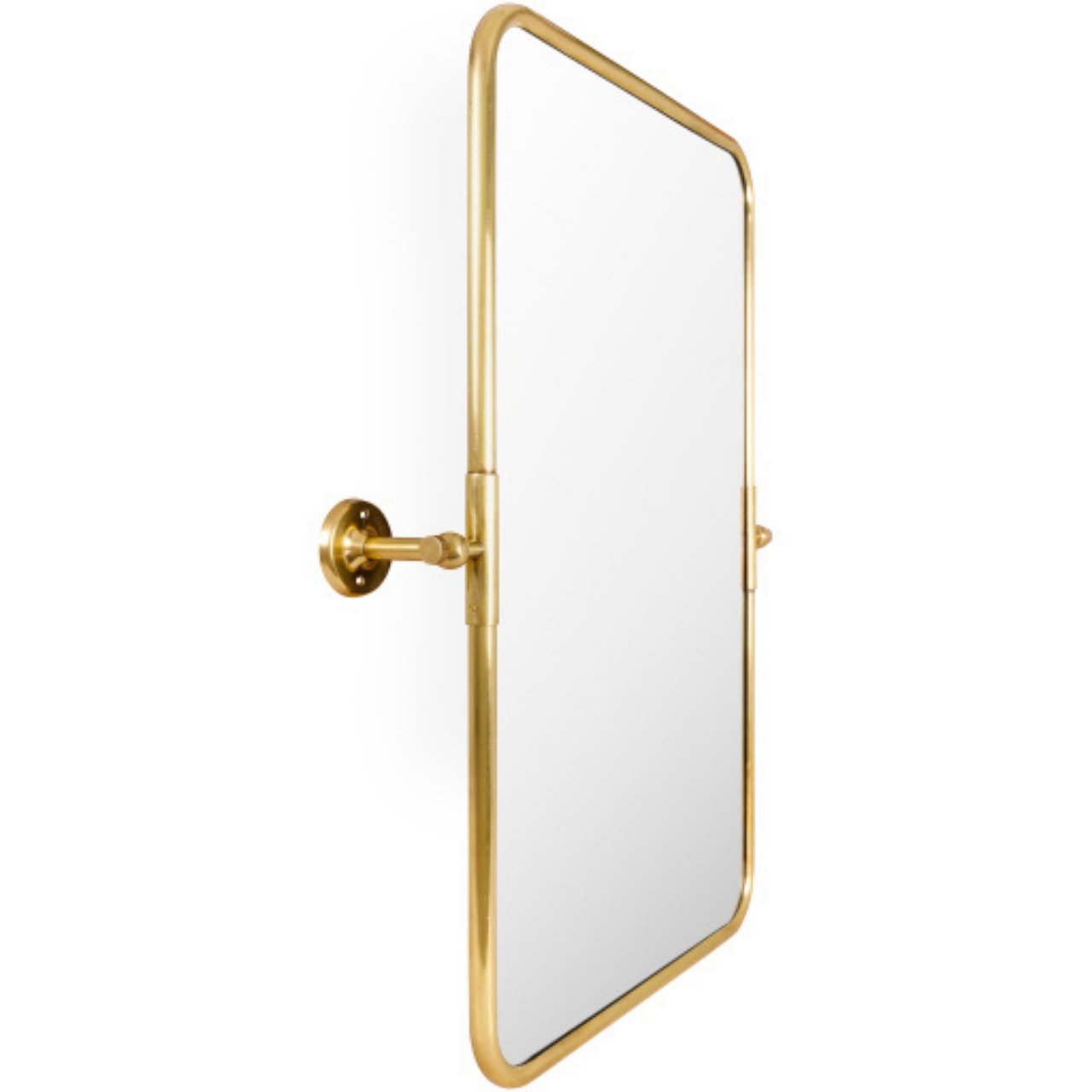 Burnish Accent Mirror - Brass - Stacy Nicole Home