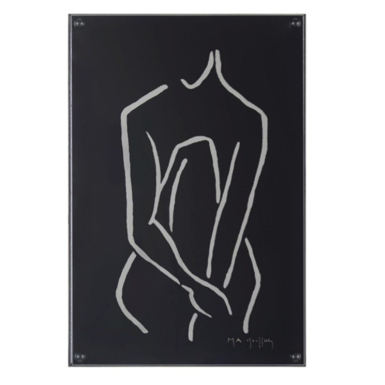 Ebony Contour II Wall Art - Stacy Nicole Home