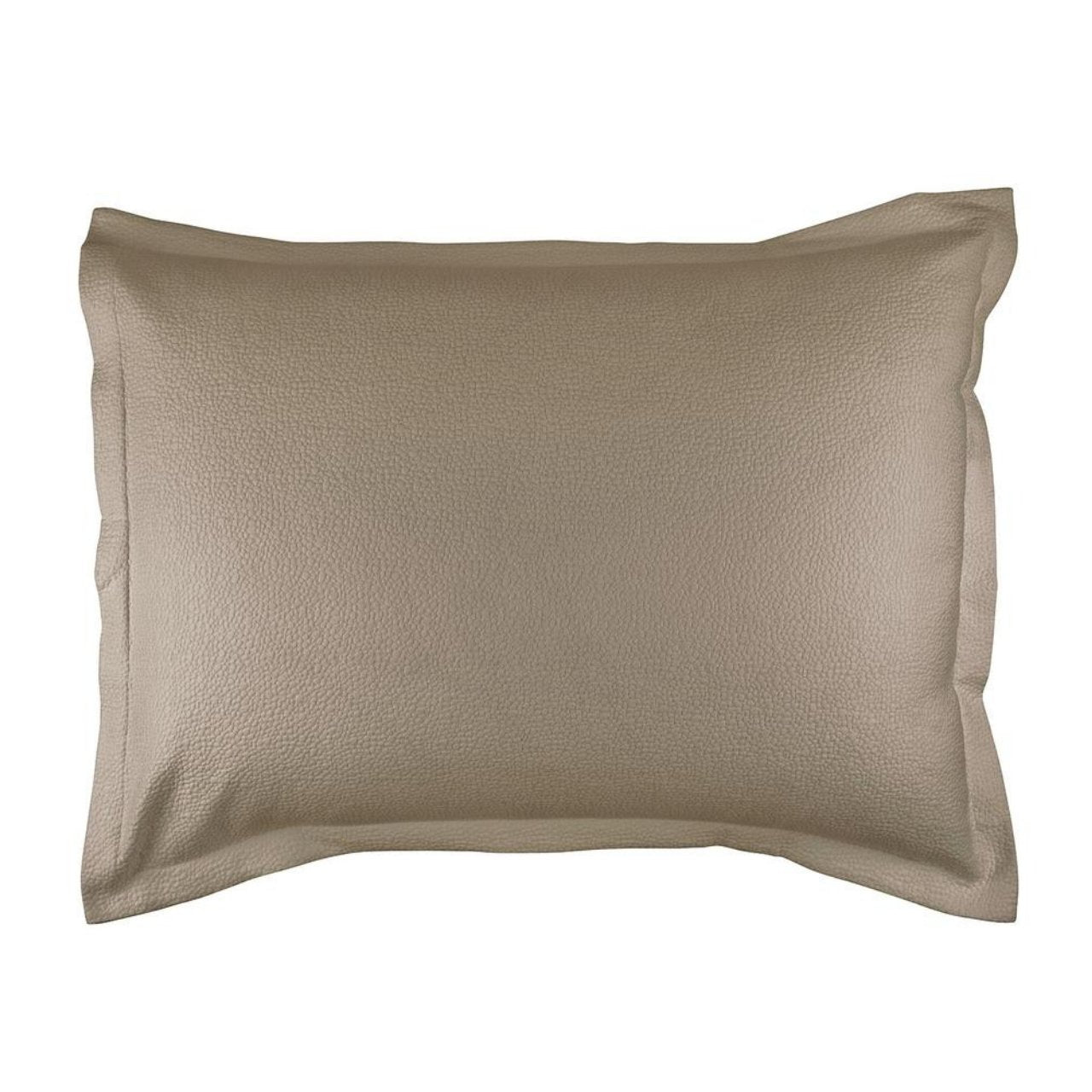 Gigi Luxe Euro Matelassé Pillow Taupe Cotton - Stacy Nicole Home