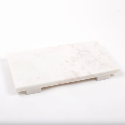 Large White Marble Cheese Board - Stacy Nicole Home