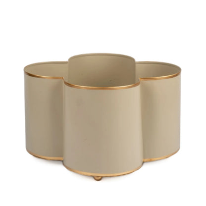 Mattie Quatrefoil Cachepot Planter - Stacy Nicole Home
