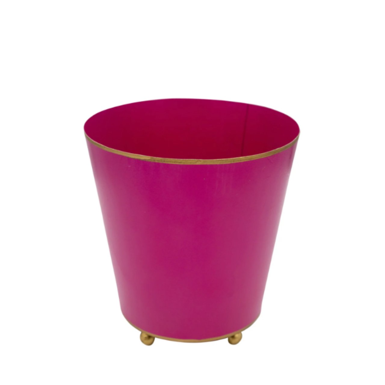 Mattie Round Cachepot Planter - Black - Stacy Nicole Home