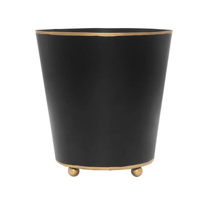 Mattie Round Cachepot Planter in Black – Stacy Nicole Home