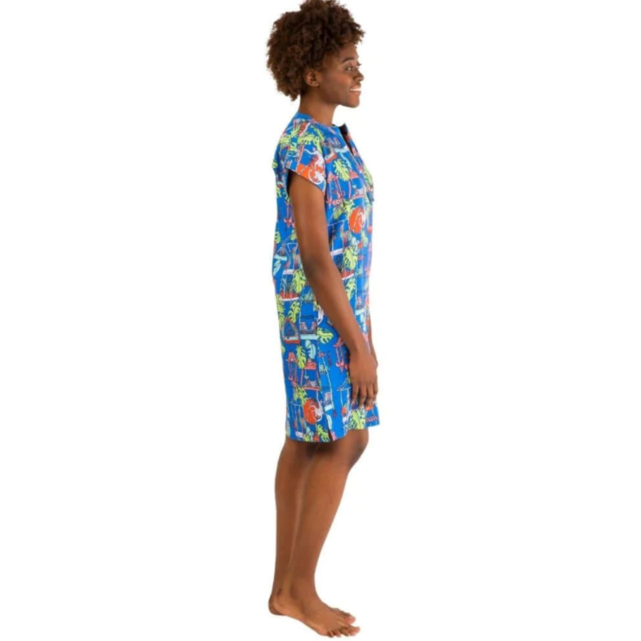 Menagerie Luxe Sateen Full Pajama Shirt - Stacy Nicole Home