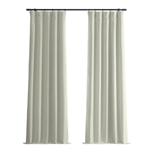 Oatmeal Faux Linen Room Darkening Curtain - Stacy Nicole Home