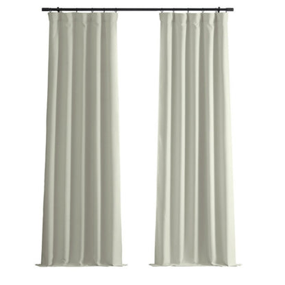 Oatmeal Faux Linen Room Darkening Curtain - Stacy Nicole Home