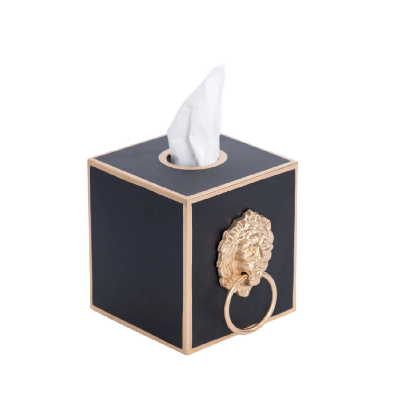 Paws & Claws Tissue Box Cover - Black - Stacy Nicole Home