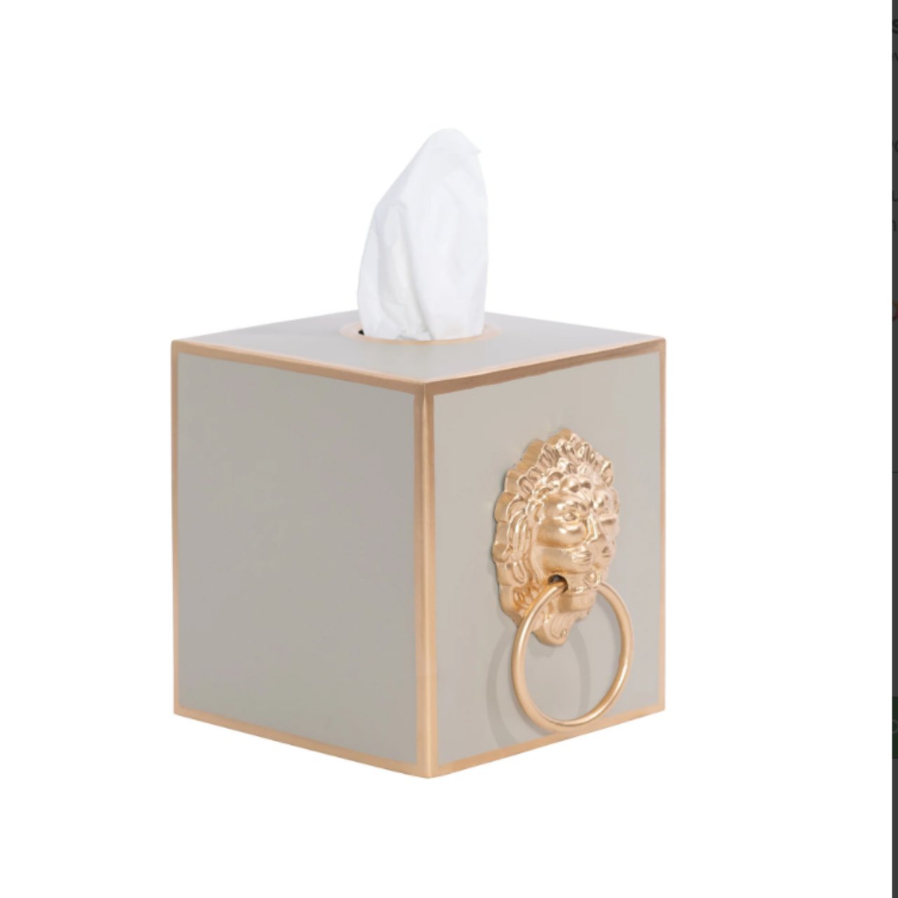 Paws & Claws Tissue Box Cover - Grey - Stacy Nicole Home