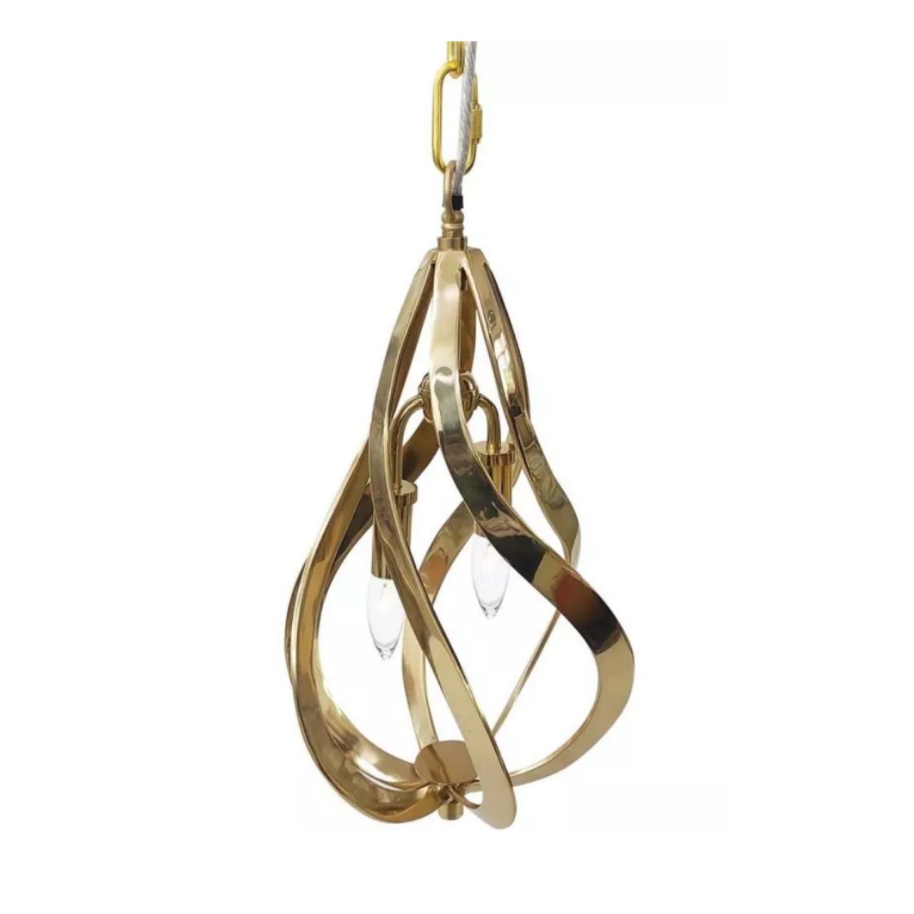 Ribbons of Brass Two - Light Pendant - Stacy Nicole Home