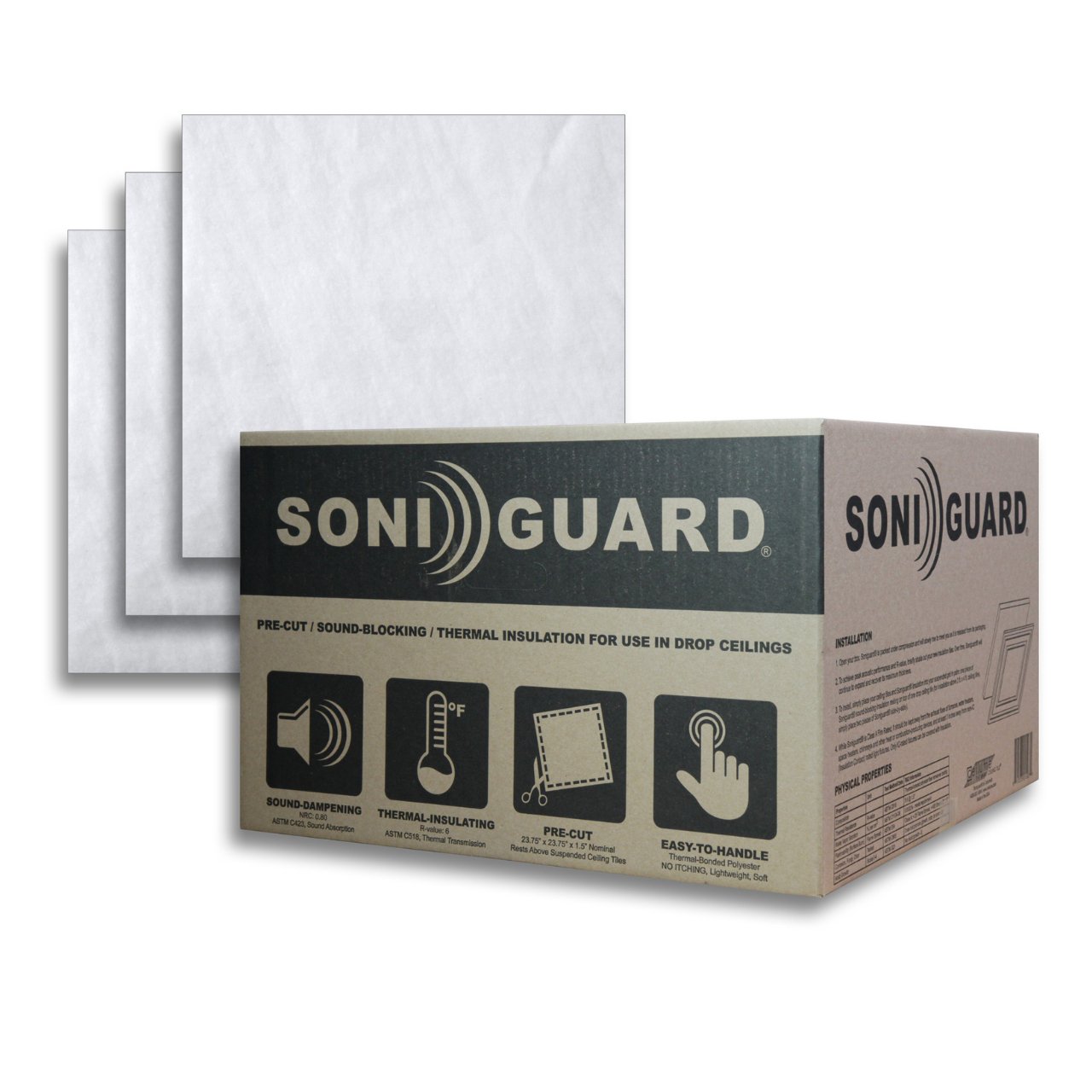 Soniguard Drop Ceiling Insulation - Stacy Nicole Home