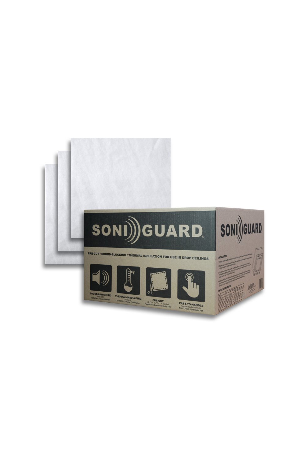 Soniguard Drop Ceiling Insulation - Stacy Nicole Home