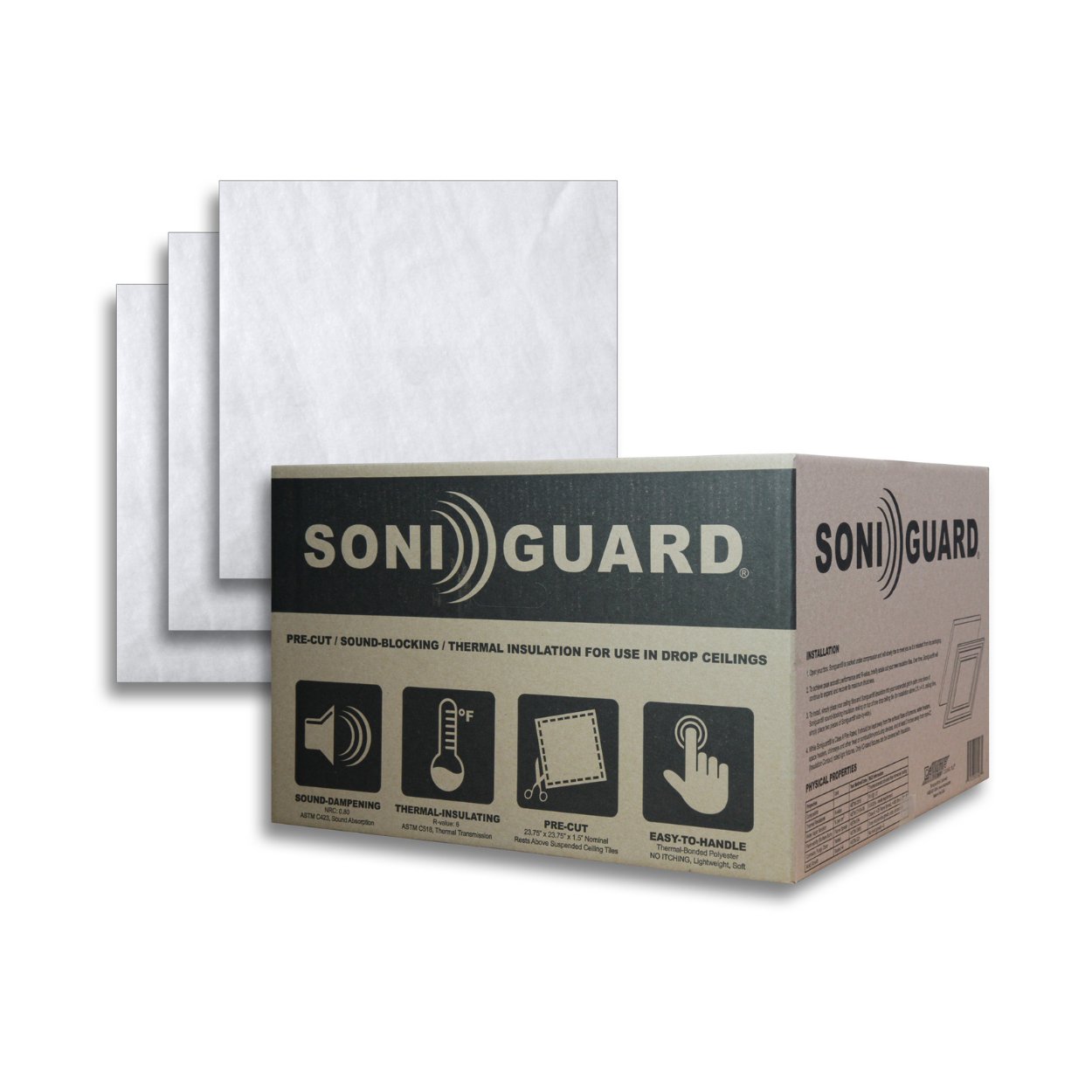 Soniguard Drop Ceiling Insulation - Stacy Nicole Home